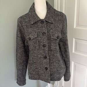 Cynthia Rowley Wool Blend Grey Shacket size Large